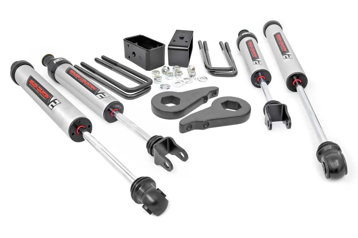 Rough Country 28370 1.5-2 Inch Lift Kit | V2 | Chevy Silverado & GMC Sierra 1500 4WD (1999-2006 & Classic)