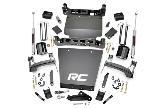 Rough Country 29130 5 Inch Lift Kit | Bracket | Chevy Silverado & GMC Sierra 1500 4WD (2014-2018 & Classic)