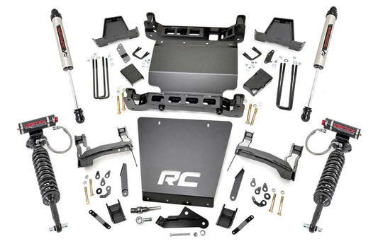 Rough Country 29857 7 Inch Lift Kit | Bracket | Vertex/V2 Shks | Chevy/GMC 1500 (14-16)