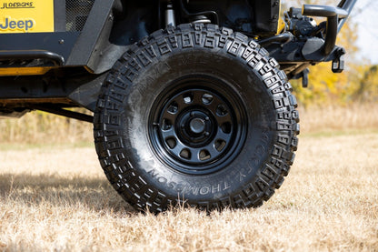 Rough Country RC51-7865 Steel Wheel | Black | 17x9 | 8x6.5 | 5.10 Bore | -12mm