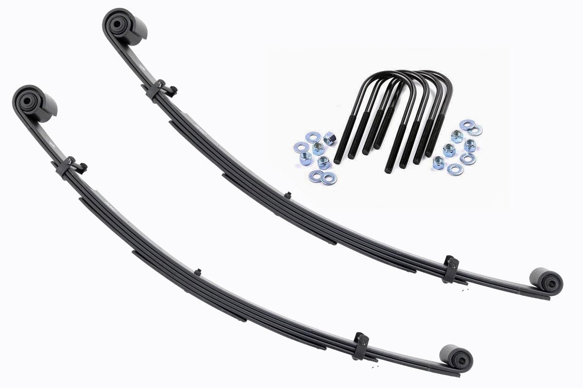 Rough Country 8060Kit Front Leaf Springs | 2.5" Lift | Pair | Ford Excursion/F-250 Super Duty/F-350 Super Duty 4WD