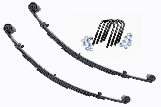 Rough Country 8060Kit Front Leaf Springs | 2.5" Lift | Pair | Ford Excursion/F-250 Super Duty/F-350 Super Duty 4WD