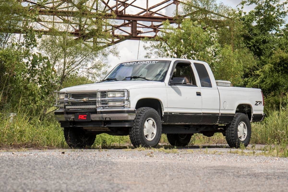 Rough Country RC703 Body Lift Bumper Brackets | FR & RR | 3 Inch Lift | Chevy C1500/K1500 Truck (88-94)