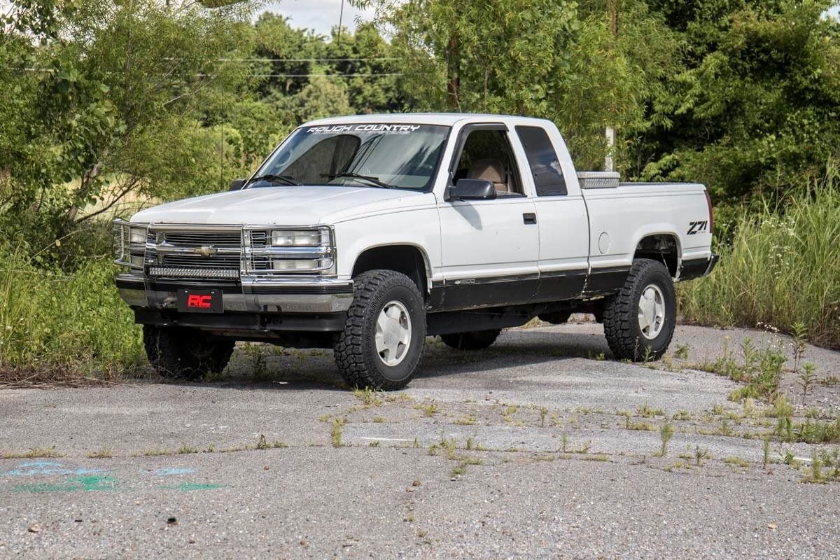 Rough Country RC703 Body Lift Bumper Brackets | FR & RR | 3 Inch Lift | Chevy C1500/K1500 Truck (88-94)