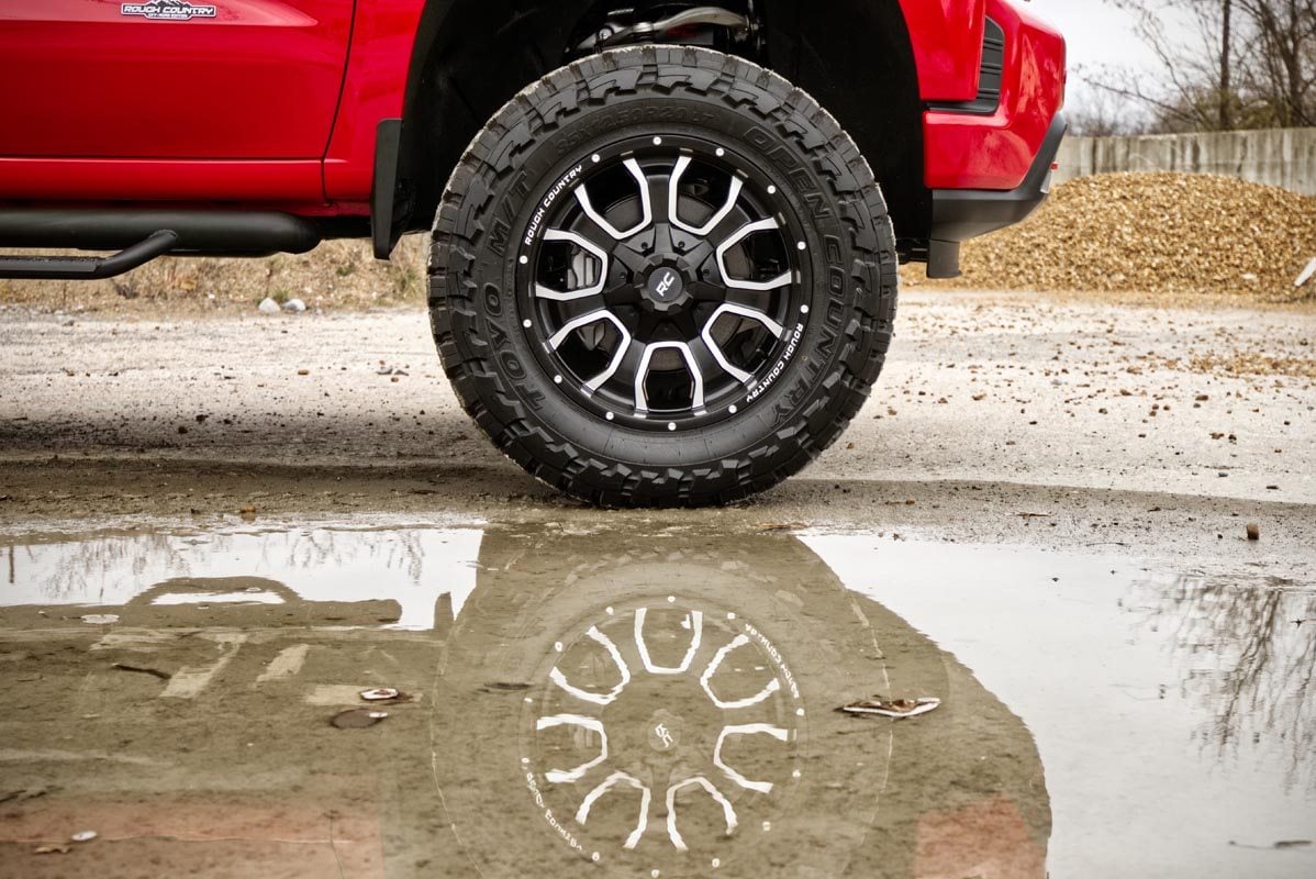 Rough Country 93201010 Rough Country 93 Series Wheel | One-Piece | Matte Black | 20x10 | 8x6.5 | -18mm