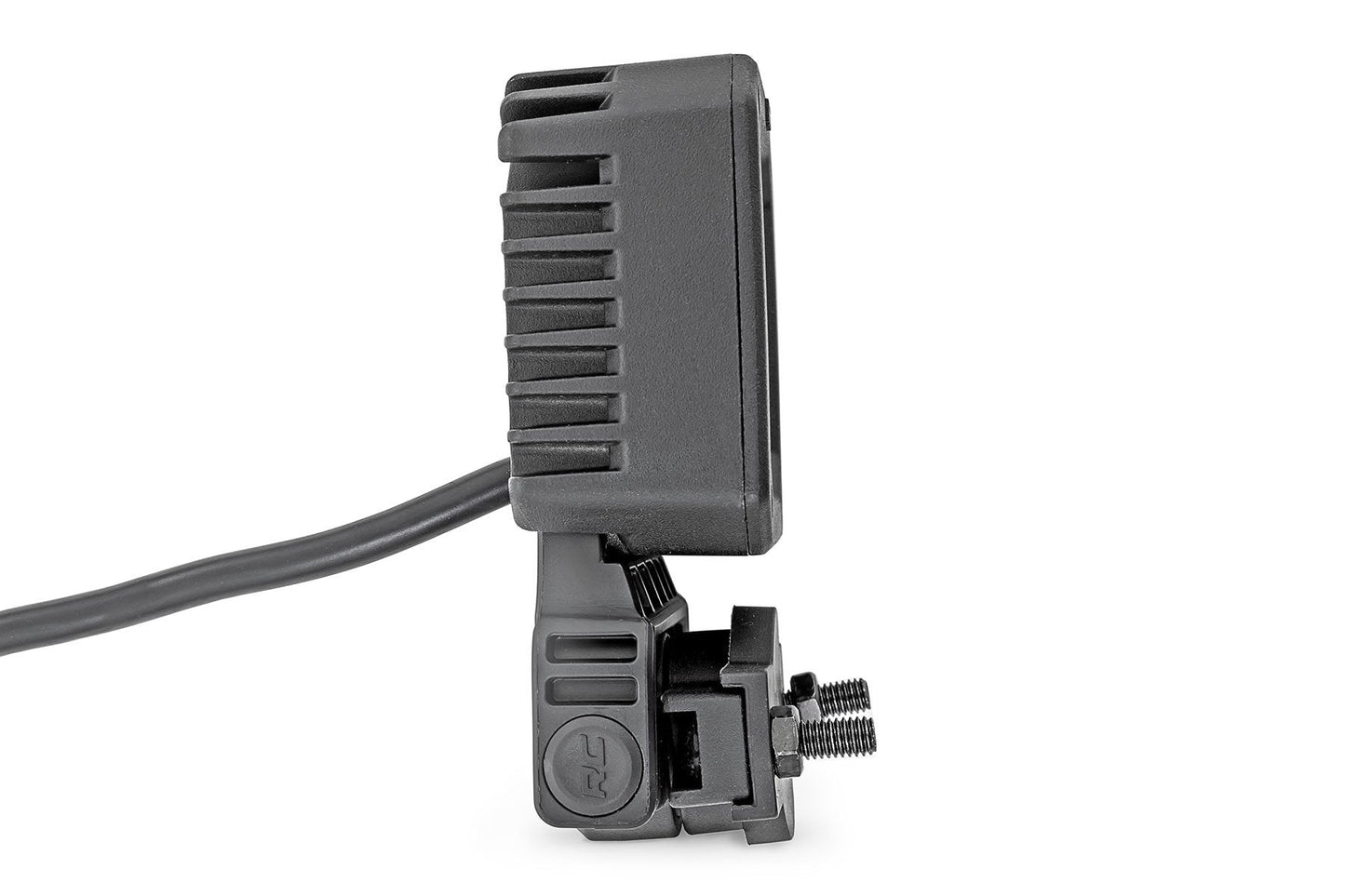 Rough Country 70802 Black Series LED Light Pair | 2 Inch | Flood | Swivel Mount