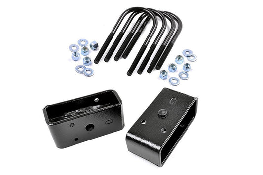 Rough Country 6582 2 Inch Block & U-Bolt Kit | Ford F-250 Super Duty 2WD/4WD (2011-2016)