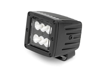 Rough Country 70133BL 2 Inch Black Series LED Light Pods  | Pair | Flood
