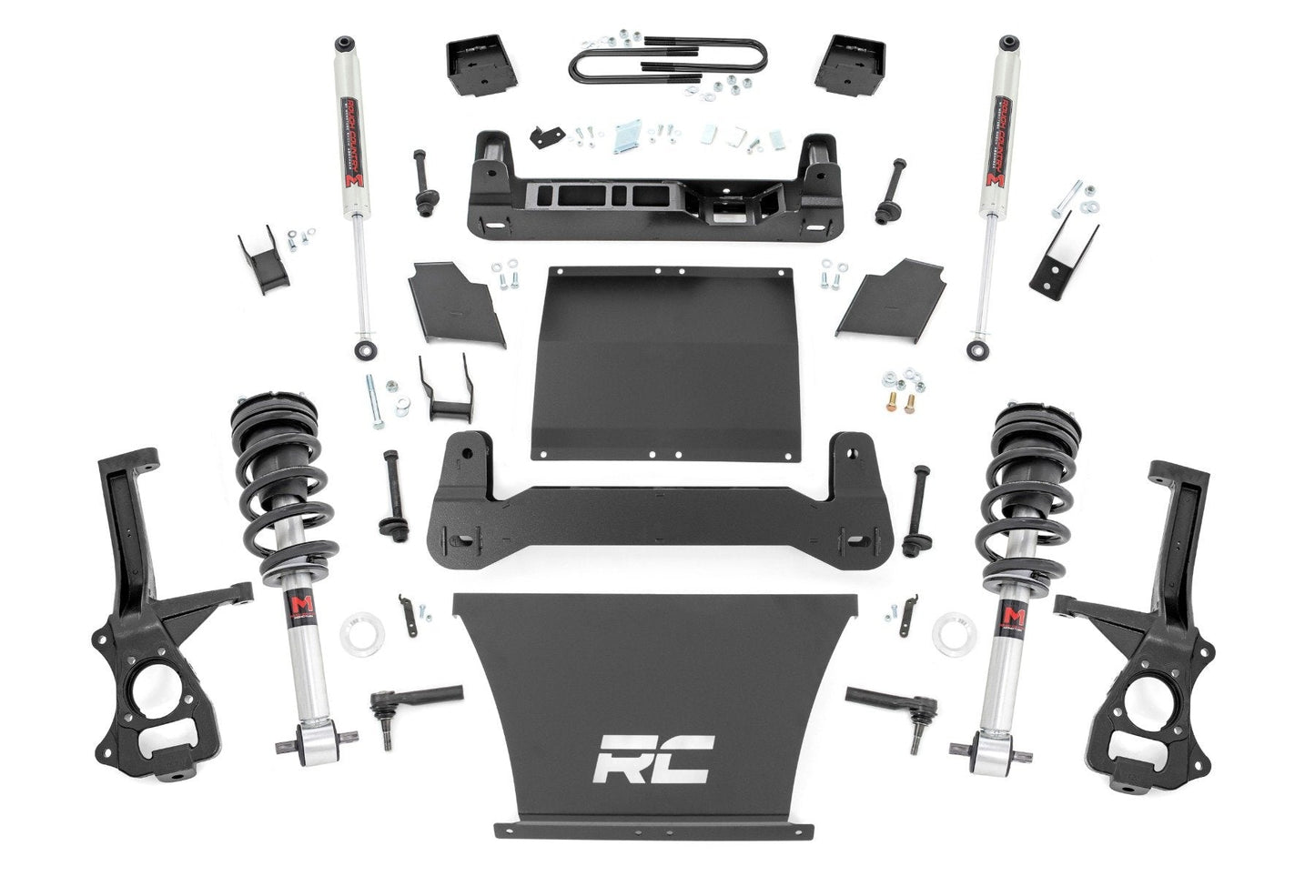 Rough Country 21640 6 Inch Lift Kit | Mono Leaf Rear | M1 Struts/M1 | Chevy Silverado 1500 (22-24)