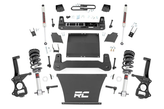 Rough Country 21640 6 Inch Lift Kit | Mono Leaf Rear | M1 Struts/M1 | Chevy Silverado 1500 (22-24)