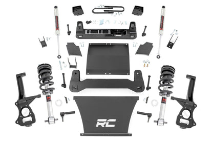 Rough Country 21640 6 Inch Lift Kit | Mono Leaf Rear | M1 Struts/M1 | Chevy Silverado 1500 (22-24)
