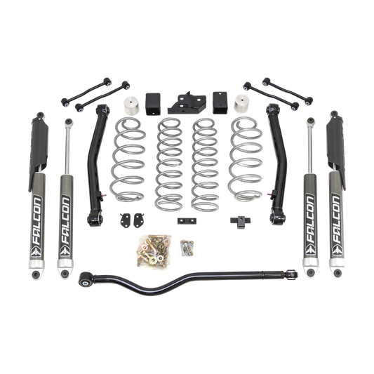 Terrain Flex 2-Arm Kit With Falcon 2.1 Monotube Shocks 2018-2023 Jeep JL Wrangler