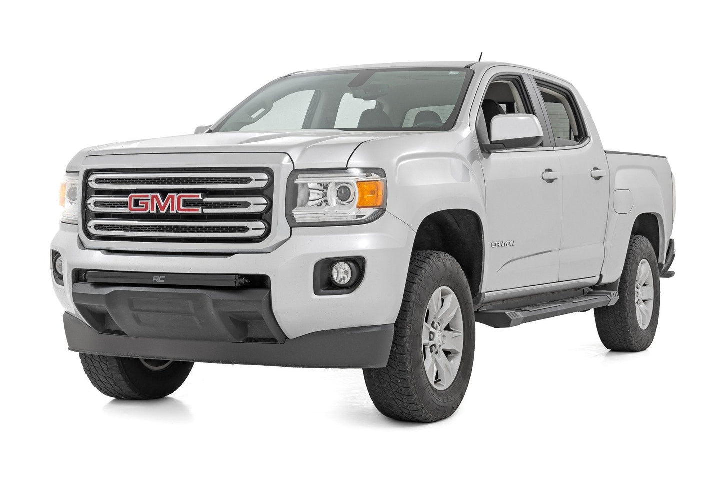 Rough Country SRB151977A HD2 Aluminum Running Boards | Crew Cab | Chevy/GMC Canyon/Colorado (15-26)