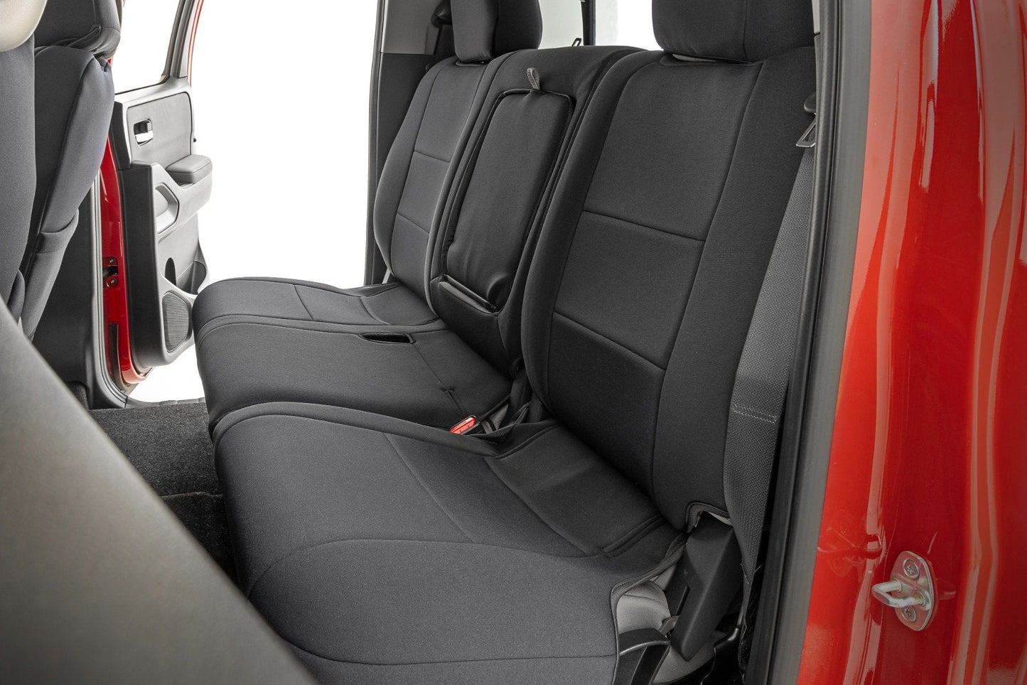 Rough Country 91058 Seat Covers | FR & RR | Crew Cab | Nissan Frontier 2WD/4WD (2022-2026)