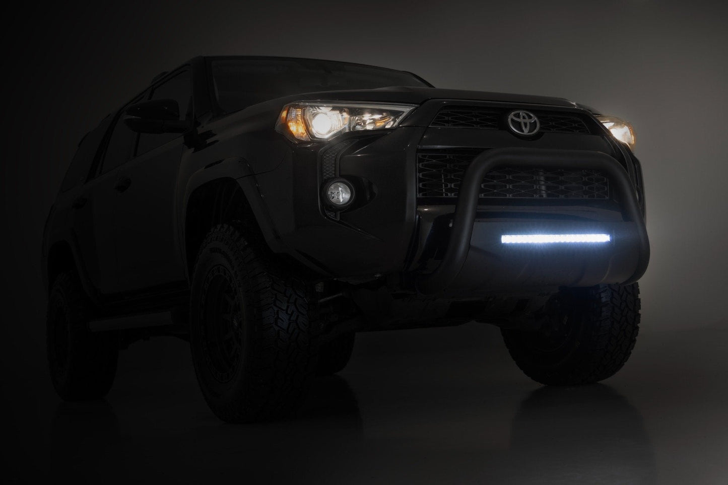 Rough Country B-T4081 Black LED Bull Bar | Toyota 4Runner 2WD/4WD (2010-2024)