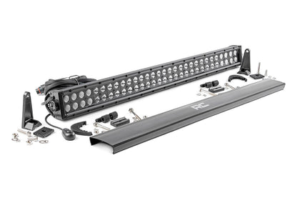 Rough Country 70930BL 30 Inch Black Series LED Light Bar | Dual Row