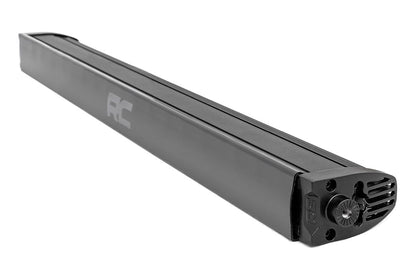 Rough Country 70730BLDRL 30 Inch Black Series LED Light Bar | Single Row | Cool White DRL