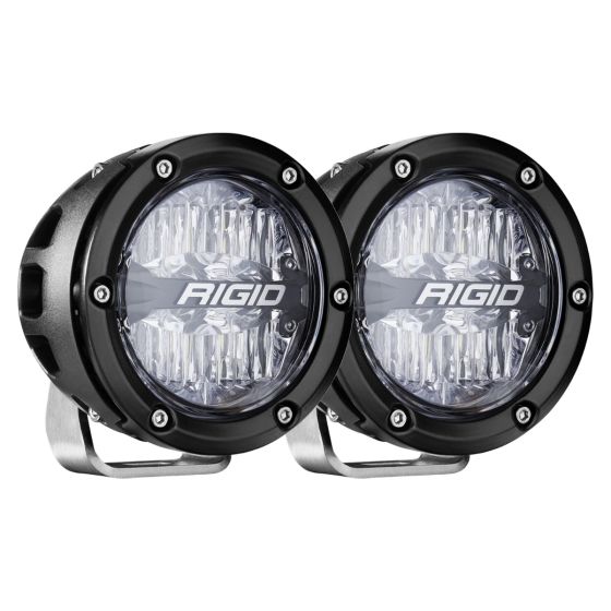 RIGID Industries 36401 360-SERIES 4" OFF-ROAD LAMP, DRIVE BEAM, RGBW BACKLIGHT, SET/2