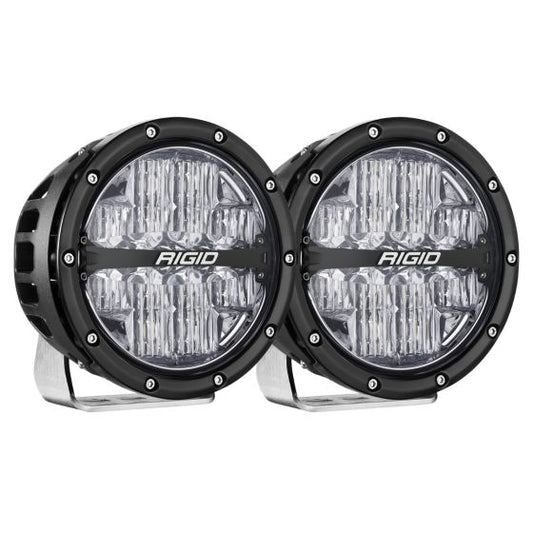 RIGID Industries 36411 360-SERIES 6" OFF-ROAD LAMP, DRIVE BEAM, RGBW BACKLIGHT, SET/2