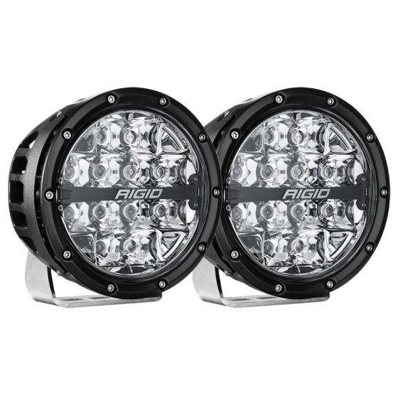 RIGID Industries 36412 360-SERIES 6" OFF-ROAD LAMP, SPOT BEAM, RGBW BACKLIGHT, SET/2