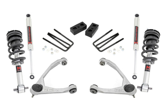 Rough Country 24640 3.5 Inch Lift Kit | Cast Steel | M1 Strut | Chevy/GMC 1500 (07-13)