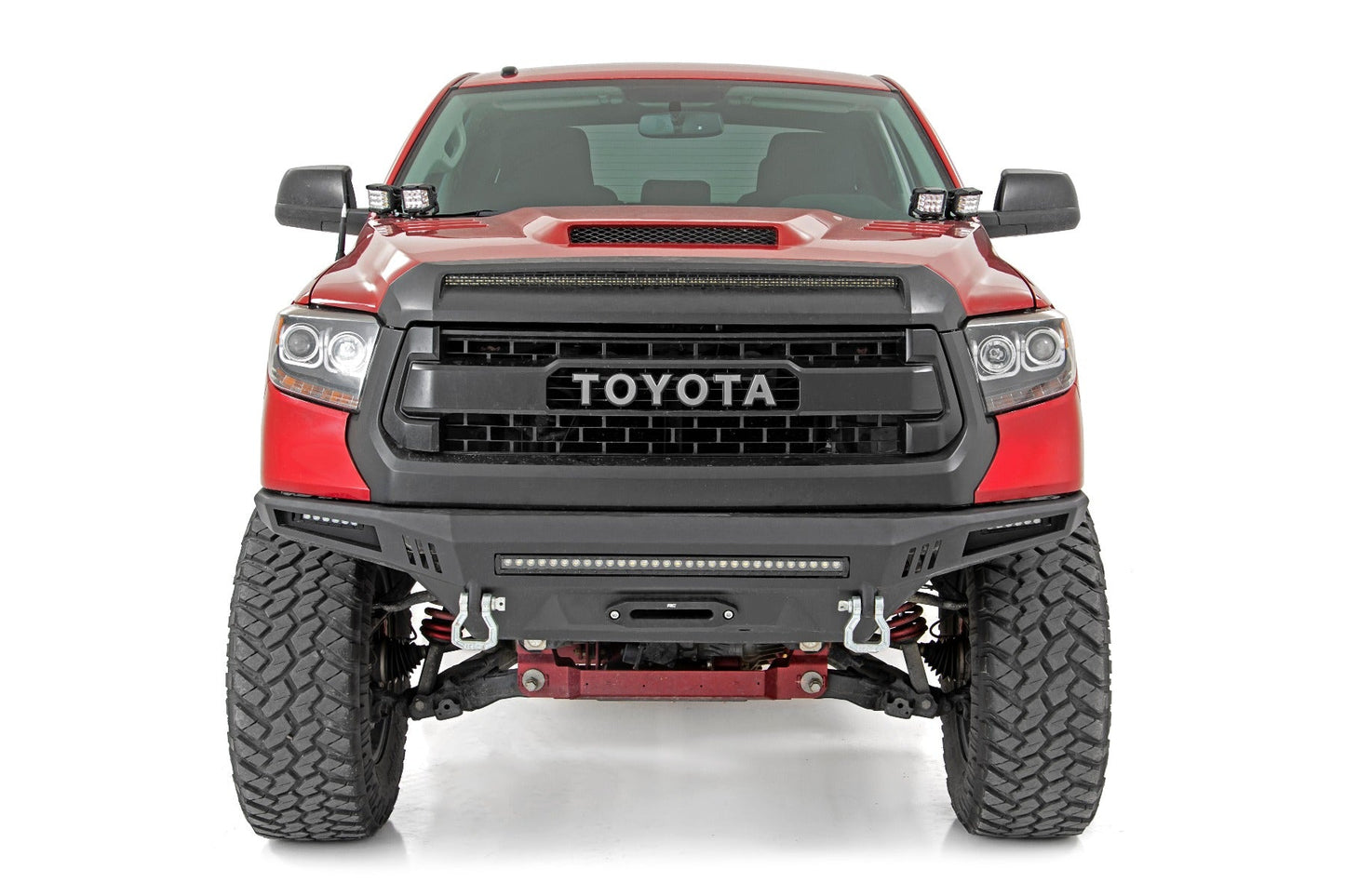 Rough Country 70839 LED Light Kit | Ditch Mount | 3" OSRAM | Wide | Toyota Tundra 2WD/4WD (14-21)