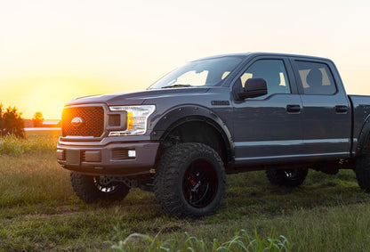 Rough Country A-F11811-E2 Fender Flares | Defender | E2 Magma Red | Ford F-150 2WD/4WD (2015-2020)