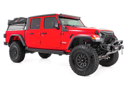 Rough Country 10644 Bed Rack | Half Rack | Aluminum | Jeep Gladiator JT 4WD (2020-2025)