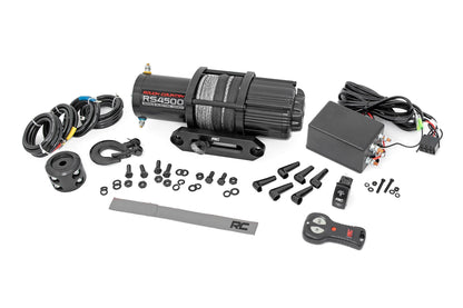 Rough Country RS4500SA 4500-LB Winch W/ Remote | UTV | Synthetic Rope