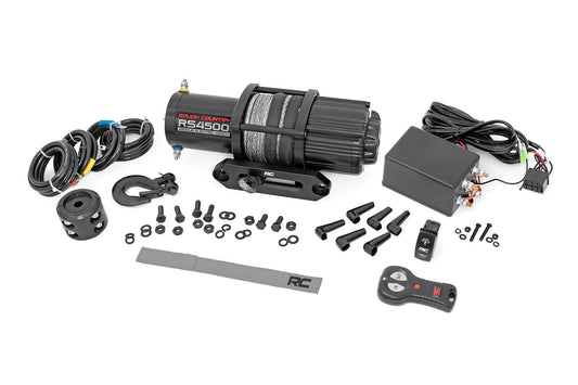 Rough Country RS4500SA 4500-LB Winch W/ Remote | UTV | Synthetic Rope