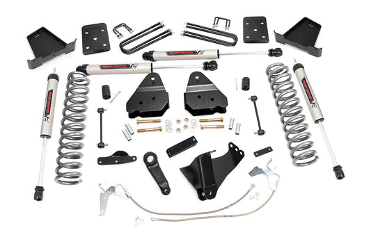 Rough Country 47870 4.5 Inch Lift Kit | W/O Overloads | V2 | Ford F-250/F-350 Super Duty (08-10)