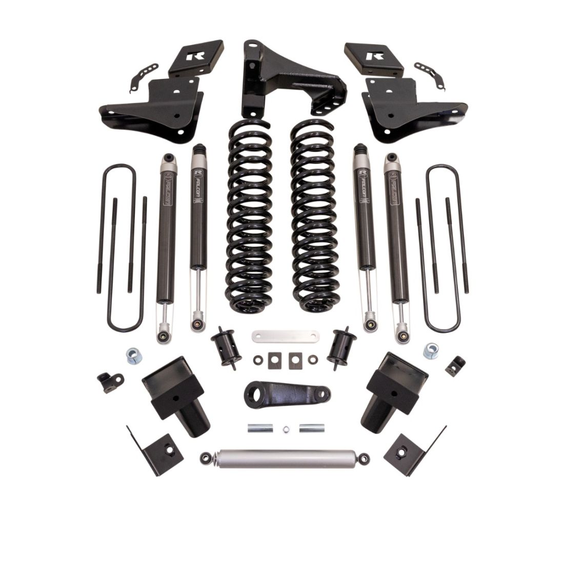 6" COIL SPRING LIFT KIT WITH FALCON SHOCKS - 2023 FORD SUPER DUTY F250/F350 4WD