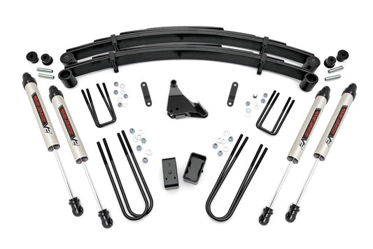 Rough Country 49570 4 Inch Lift Kit | Rear Blocks | V2 | Ford F-250/F-350 Super Duty 4WD (99-04)