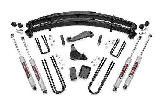 Rough Country 49630 6 Inch Lift Kit | Rear Blocks | Ford F-250/F-350 Super Duty 4WD (1999-2004)