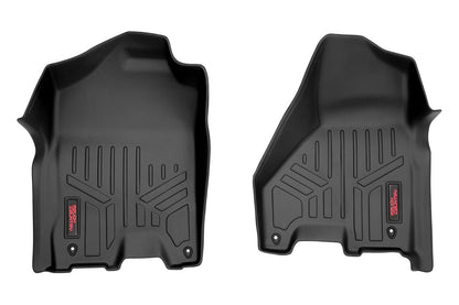 Rough Country M-3141 Floor Mats | Front | Crew/Mega Cab | Ram 1500/2500/3500 2WD/4WD (2012-2018 & Classic)