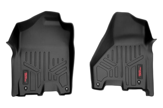 Rough Country M-3141 Floor Mats | Front | Crew/Mega Cab | Ram 1500/2500/3500 2WD/4WD (2012-2018 & Classic)