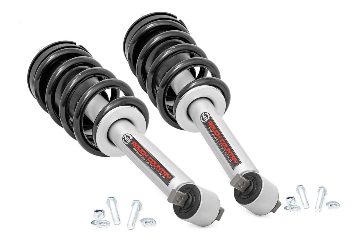 Rough Country 501130 Loaded Strut Pair | 3.5 Inch Lift | Chevy/GMC 1500 (14-18 & Classic)