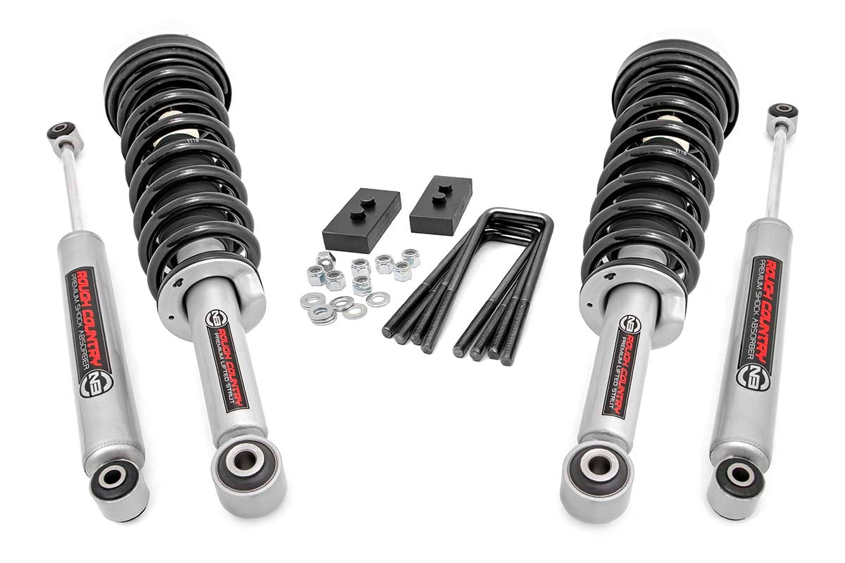 Rough Country 50004 2 Inch Lift Kit | N3 Struts/N3 | Ford F-150 4WD (2009-2013)