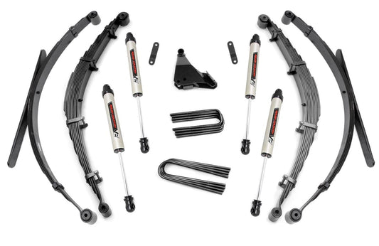 Rough Country 50170 4 Inch Lift Kit | Rear Springs | V2 | Ford F-250/F-350 Super Duty 4WD (99-04)
