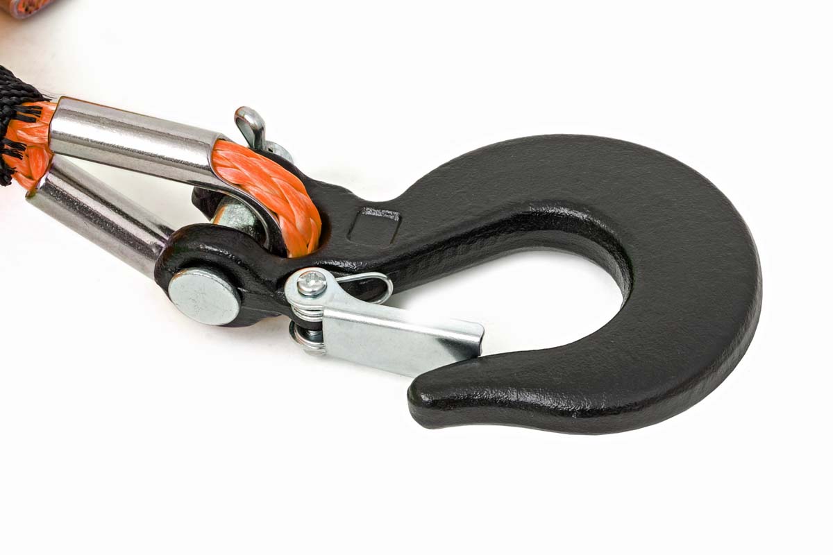 Rough Country RS143 Synthetic Rope | 1/4 Inch  | 50 Ft | Orange