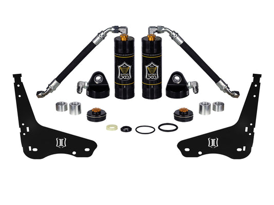 ICON 2007-2021 Toyota Tundra/2008-2022 Toyota Sequoia, Coilover Reservoir w/ CDCV Upgrade Kit With Seals, Pair