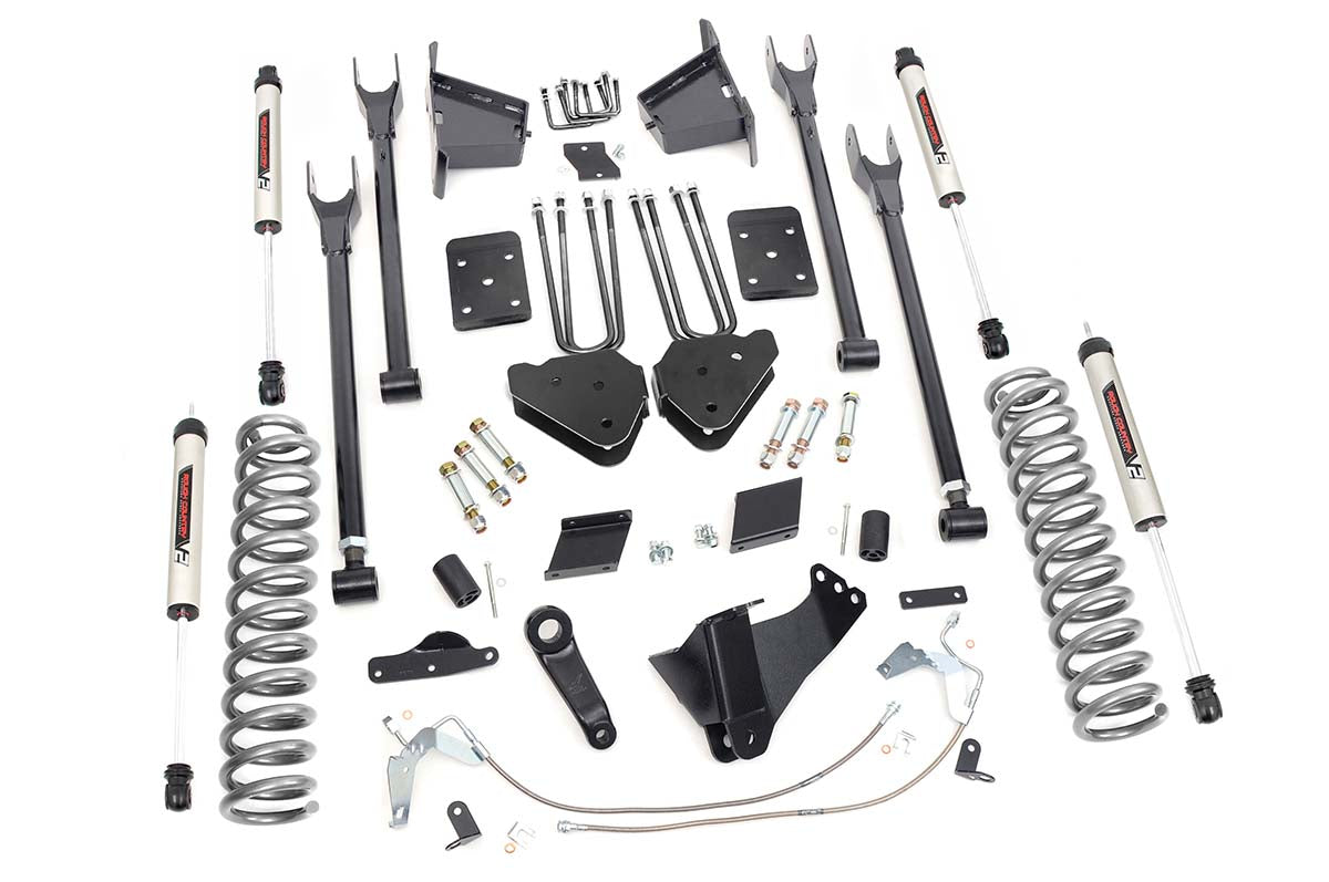 Rough Country 52770 6 Inch Lift Kit |4-Link | No OVLD | V2 | Ford F-250 Super Duty 4WD (15-16)