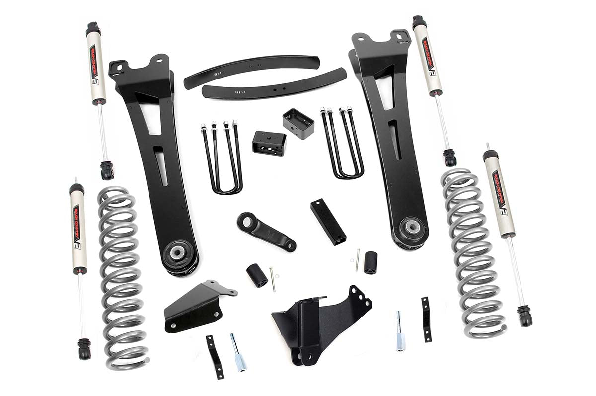 Rough Country 53770 6 Inch Lift Kit | Gas | Radius Arm | V2 | Ford F-250/F-350 Super Duty (05-07)
