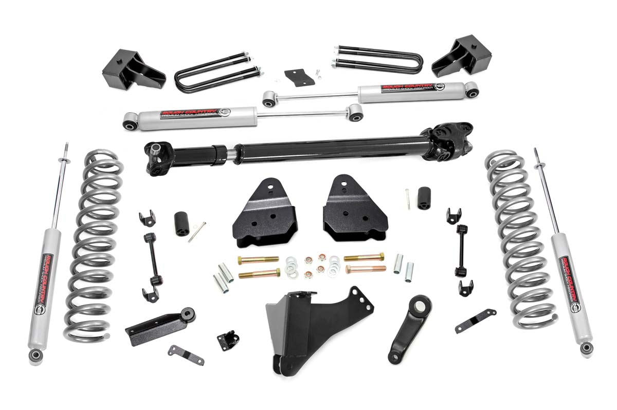 Rough Country 55931 4.5 Inch Lift Kit | DRW | FR Drive Shaft | Ford F-350 Super Duty 4WD (17-22)