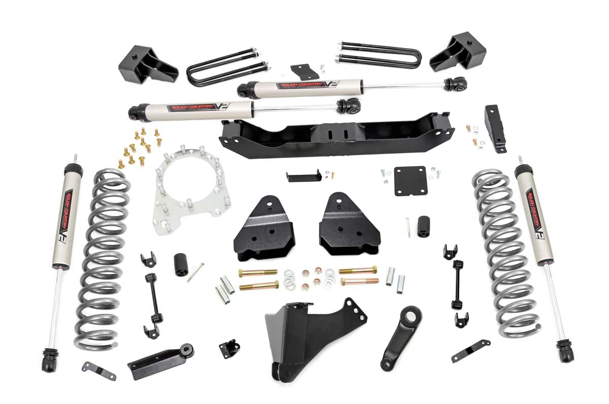 Rough Country 55970 4.5 Inch Lift Kit | Dually | V2 | Ford F-350 Super Duty 4WD (2017-2022)