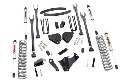 Rough Country 58070 6 Inch Lift Kit | Diesel | 4 Link | OVLDS | V2 | Ford F-250/F-350 Super Duty (05-07)