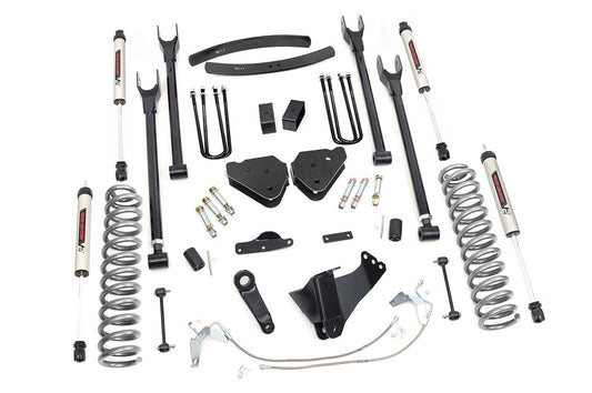 Rough Country 58470 6 Inch Lift Kit | Diesel | 4 Link | V2 | Ford F-250/F-350 Super Duty (08-10)
