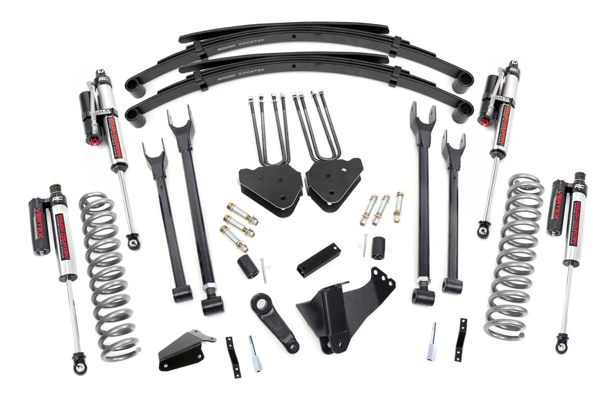 Rough Country 59050 8 Inch Lift Kit | 4 Link | RR Springs | Vertex | Ford F-250/F-350 Super Duty (05-07)