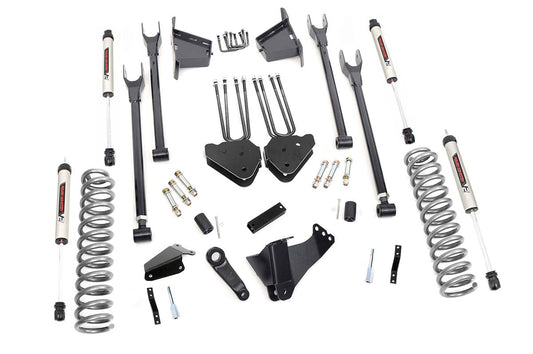 Rough Country 59170 8 Inch Lift Kit | 4 Link | RR Blocks | V2 | Ford F-250/F-350 Super Duty (05-07)
