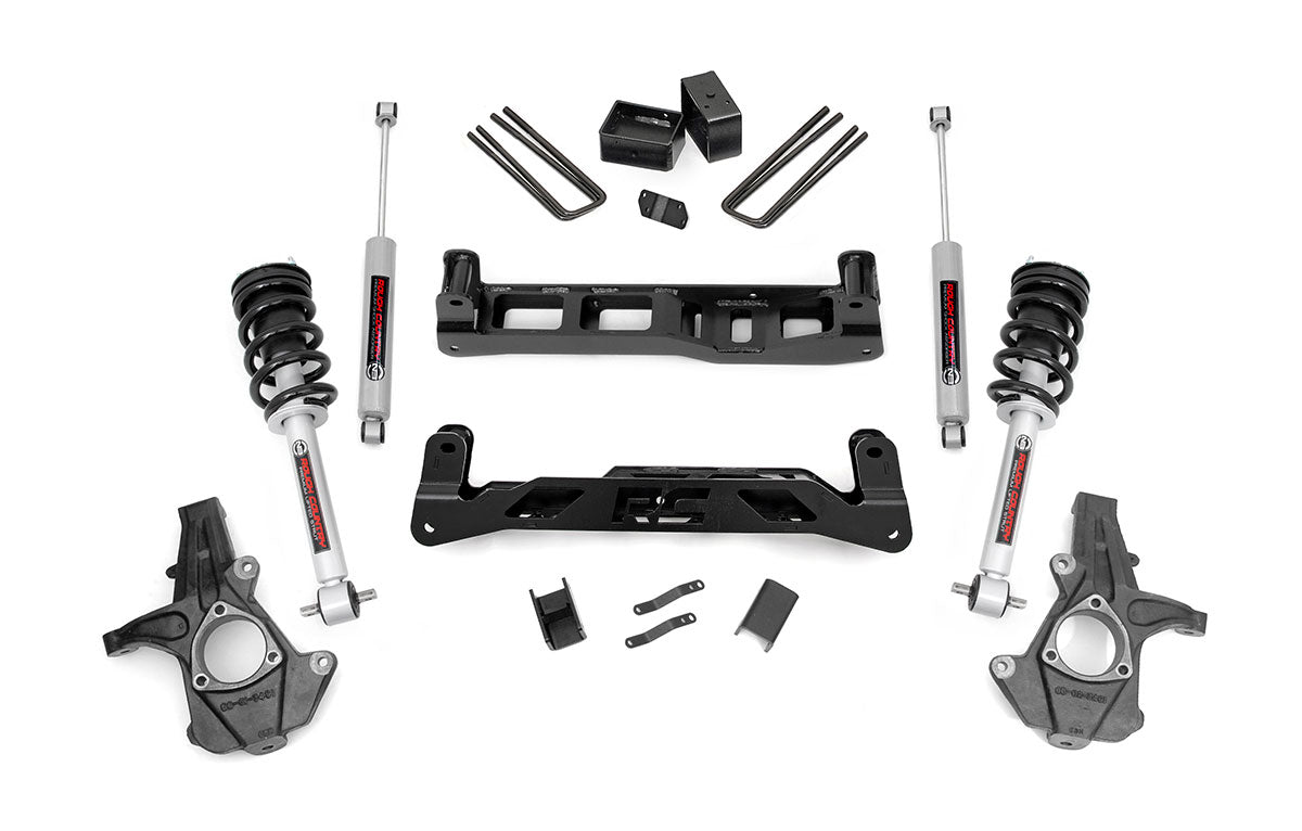 Rough Country 24733 5 Inch Lift Kit | Cast Steel | N3 Struts | Chevy/GMC 1500 (14-17)